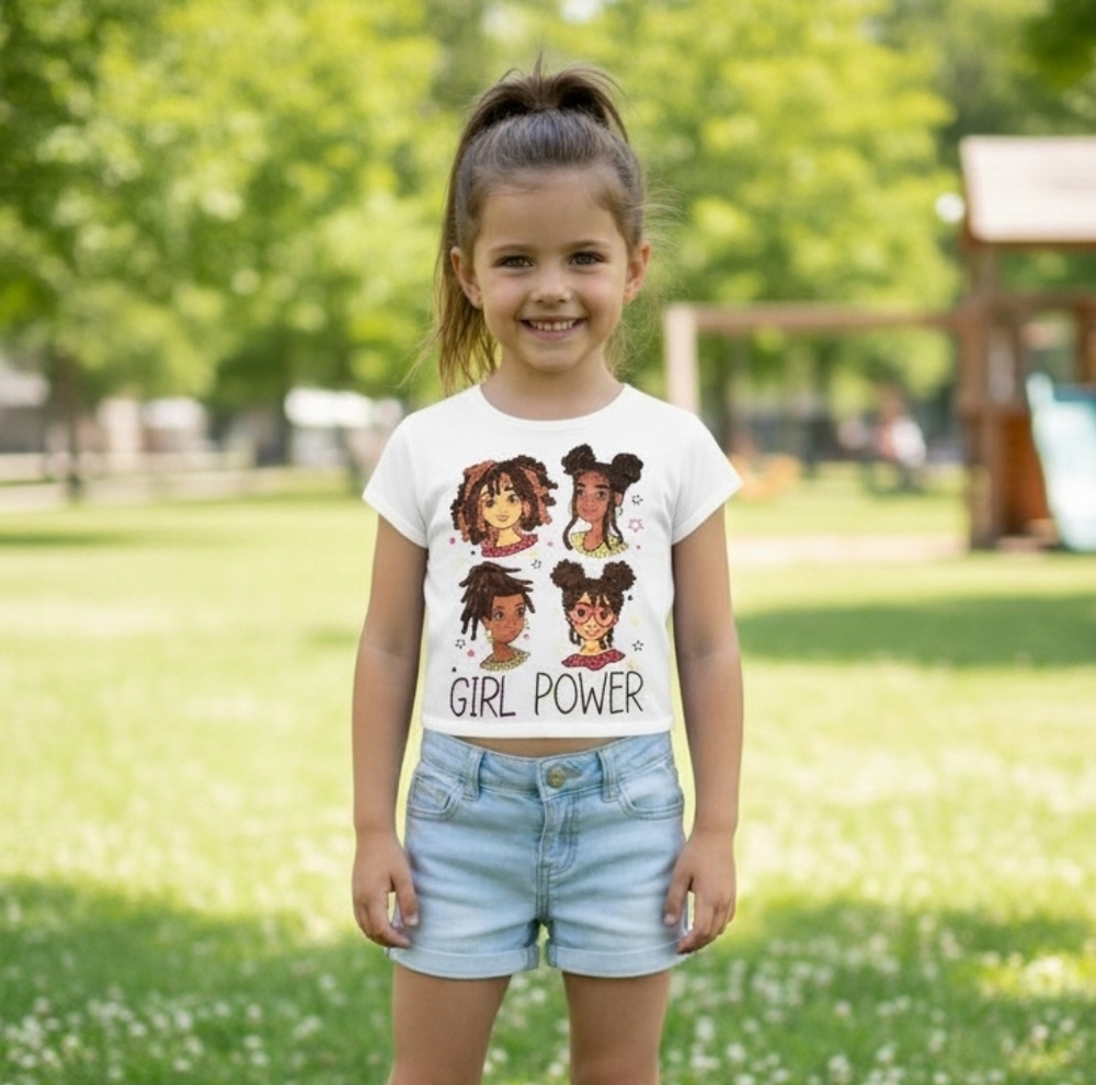 The Children's Place 'Girl Power' Diversity Graphic Tee